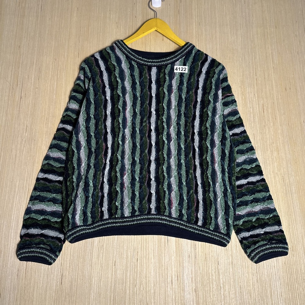 Vintage 90s Tundra Canada Sweater Stripe Sweater Multicolor Boy's Small Pullover